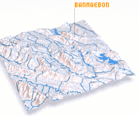 3d view of Ban Mae Bon