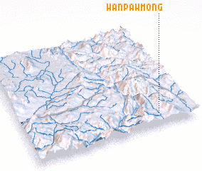 3d view of Wān Pawmöng