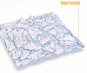 3d view of Mae Taeng