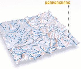 3d view of Wān Pāngkeng