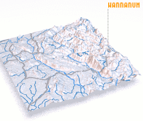 3d view of Wān Nā-num