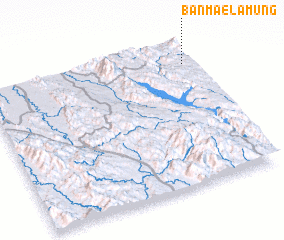 3d view of Ban Mae Lamung