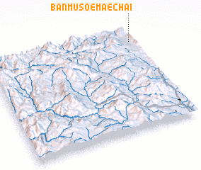 3d view of Ban Musoe Mae Chai
