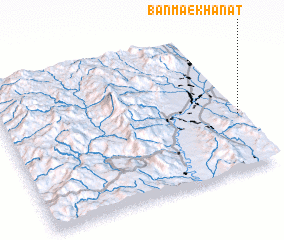 3d view of Ban Mae Khanat