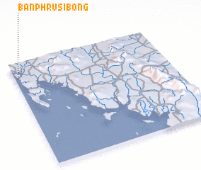 3d view of Ban Phru Si Bong