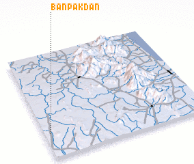 3d view of Ban Pak Dan