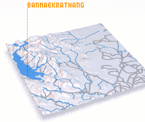 3d view of Ban Mae Krathang