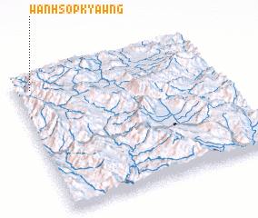 3d view of Wān Hsōpkyawng