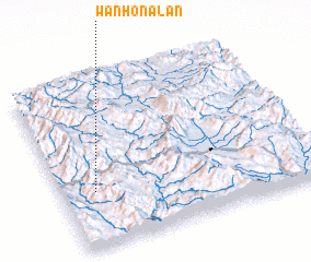 3d view of Wān Ho-na-lan