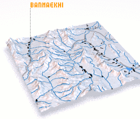 3d view of Ban Mae Khi
