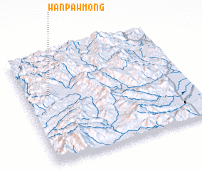 3d view of Wān Pawmöng