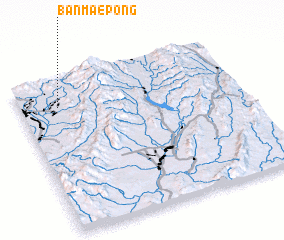 3d view of Ban Mae Pong