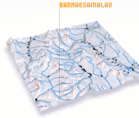 3d view of Ban Mae Sai Na Lao