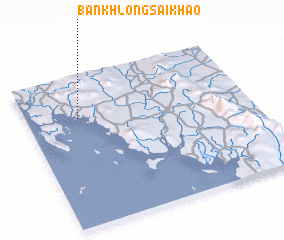 3d view of Ban Khlong Sai Khao