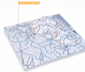 3d view of Ban Pak Dan