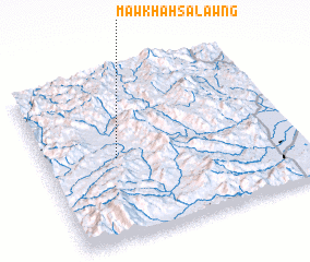 3d view of Mawkha-hsā-lawng