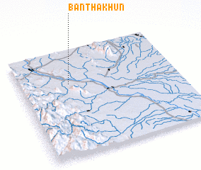 3d view of Ban Tha Khun