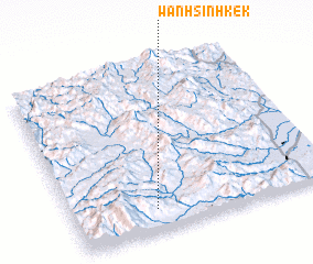 3d view of Wān Hsinhkek