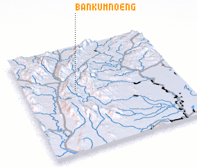 3d view of Ban Kum Noeng