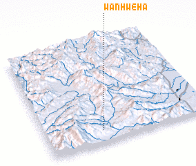 3d view of Wān Hwè-hā