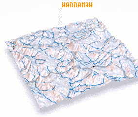 3d view of Wān Nam-aw