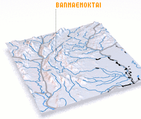 3d view of Ban Mae Mok Tai