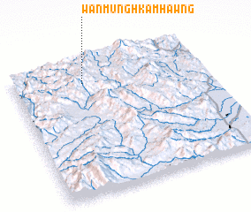 3d view of Wān Münghkam-hawng