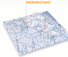 3d view of Ban Muang Thuat