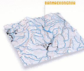 3d view of Ban Mae Kong Nua