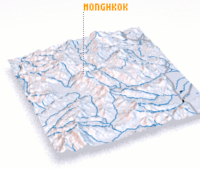 3d view of Möng Hkok