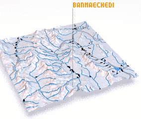 3d view of Ban Mae Chedi