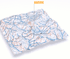 3d view of Wān Mè