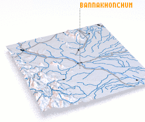 3d view of Ban Nakhon Chum