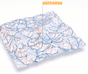 3d view of Wān Nam-aw