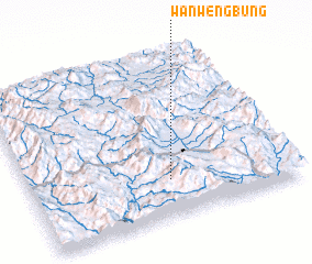 3d view of Wān Wēngbūng