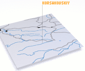 3d view of Korsakovskiy