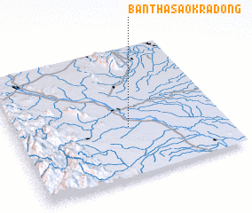 3d view of Ban Tha Sao Kradong