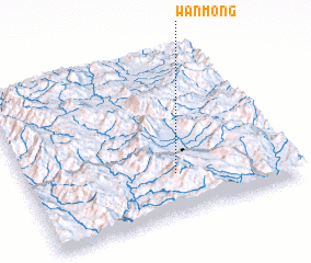 3d view of Wān Mōng