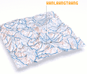 3d view of Wān Lawngtawng