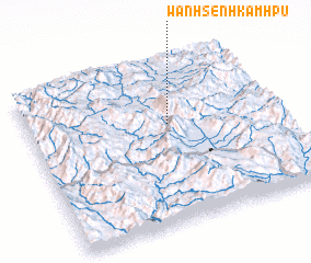 3d view of Wān Hsenhkamhpu