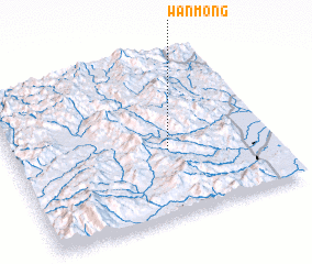 3d view of Wān Mōng