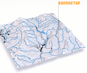 3d view of Ban Mae Tap