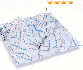 3d view of Ban Mae Ang Nok