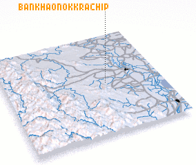 3d view of Ban Khao Nok Krachip