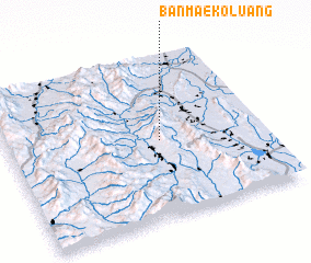 3d view of Ban Mae Ko Luang