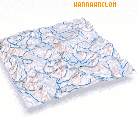 3d view of Wān Nawnglōm