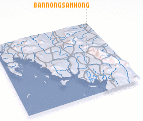 3d view of Ban Nong Sam Hong