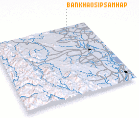 3d view of Ban Khao Sip Sam Hap