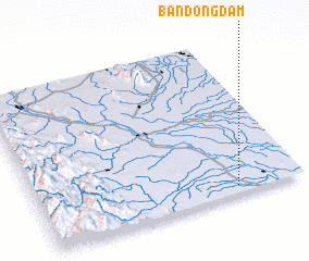 3d view of Ban Dong Dam