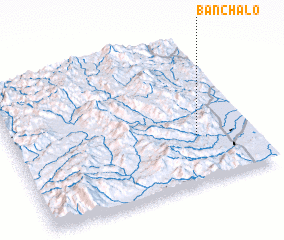 3d view of Ban Cha Lo